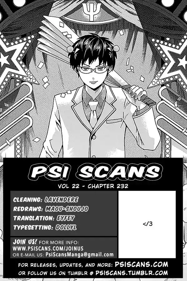 Saiki Kusuo no Psi Nan Chapter 232 1